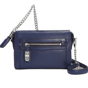 NWOT Rebecca Minkoff Crosby Crossbody Purse, blue moon (navy)